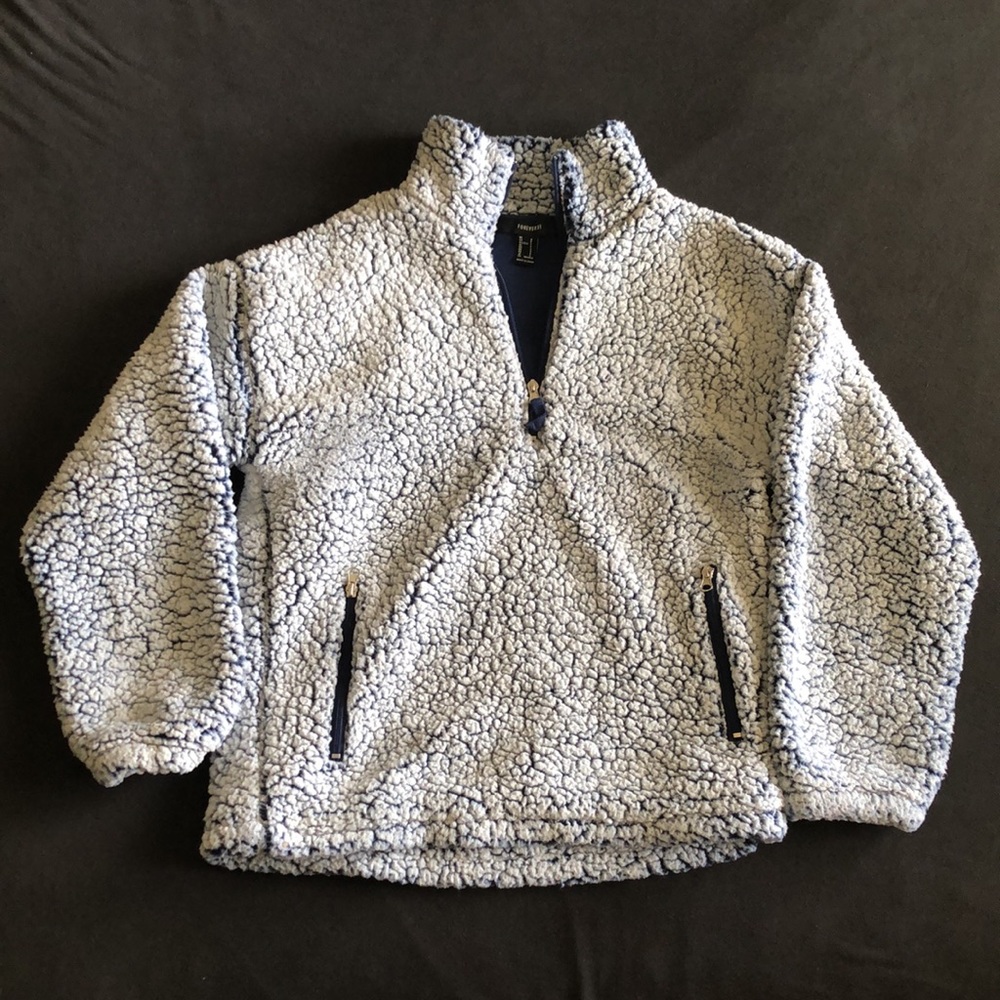 Forever 21 1/4-Zip Fleece Pullover